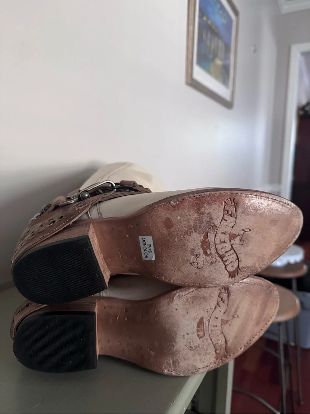 Freebird by Steven cream leather